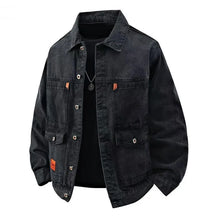 Jaqueta Jeans Masculina Marenzzo Loose Fit Resistente