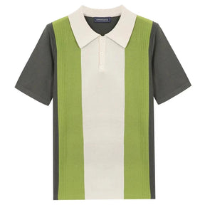 Polo Masculina Marenzzo em Malha Retrô com Botões