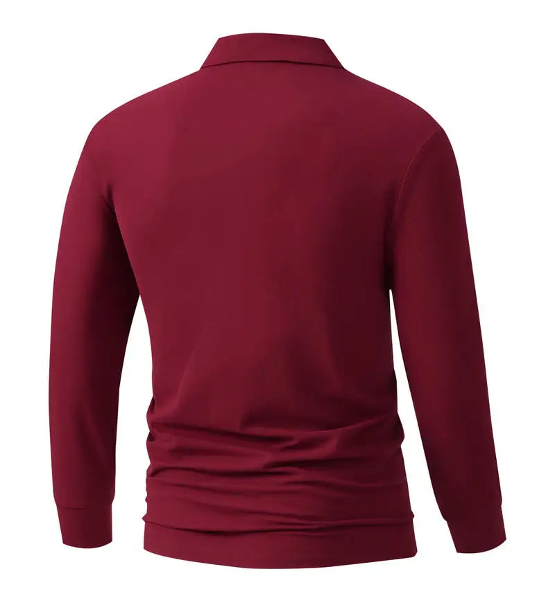 Camisa Polo Masculina Marenzzo Manga Longa