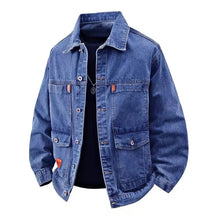 Jaqueta Jeans Masculina Marenzzo Loose Fit Resistente