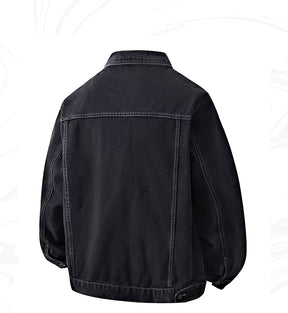 Jaqueta Jeans Masculina Marenzzo Loose Fit Resistente