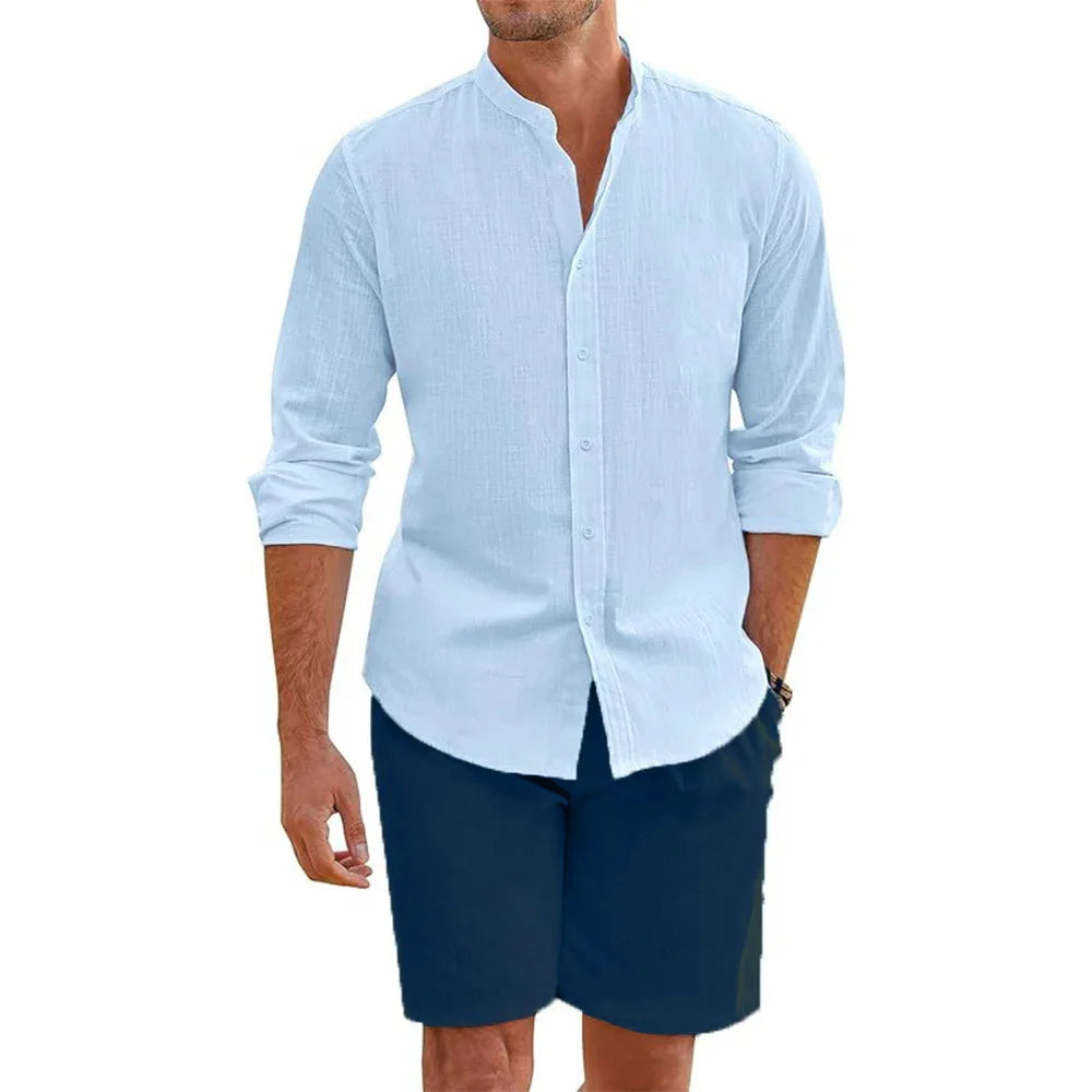 Conjunto Masculino Marenzzo Praia - Camisa e Shorts