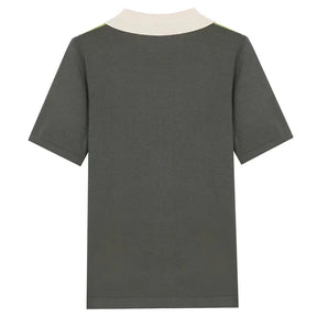 Polo Masculina Marenzzo em Malha Retrô com Botões
