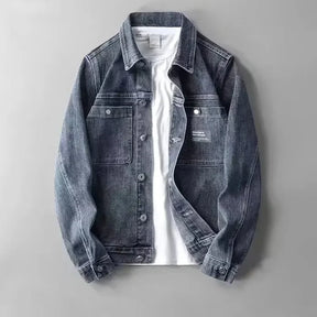 Jaqueta Jeans Masculina Marenzzo Urban Retrô