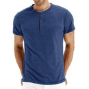 Camiseta Masculina Marenzzo Henley Slim
