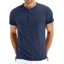 Camiseta Masculina Marenzzo Henley Slim