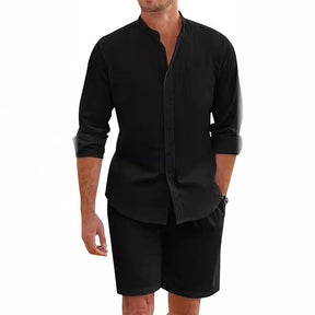 Conjunto Masculino Marenzzo Praia - Camisa e Shorts