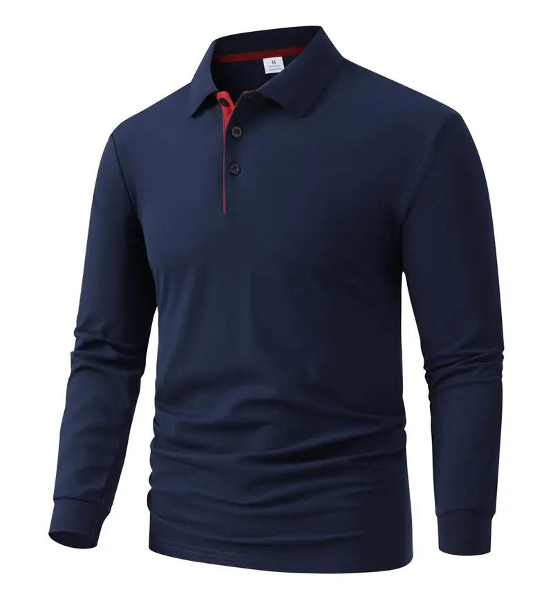 Camisa Polo Masculina Marenzzo Manga Longa