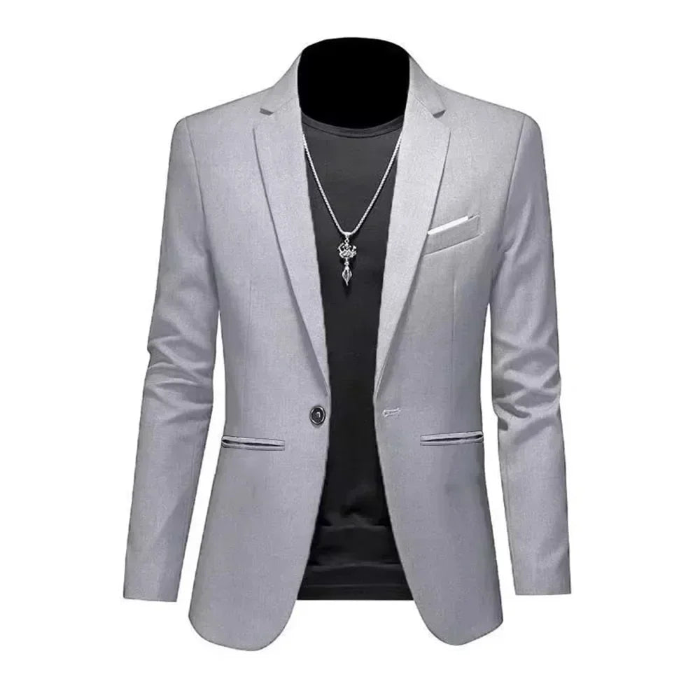 Jaqueta Masculina Marenzzo Slim Fit Outono