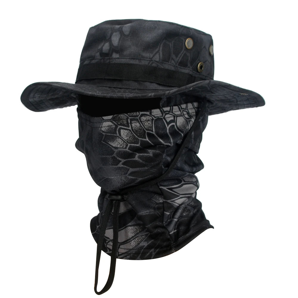 Kit Chapéu Marenzzo Aba Larga + Balaclava Masculino