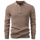 Camisa Polo Masculina Manga Longa Zíper Marenzzo