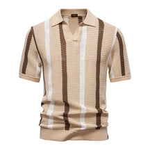 Polo Masculina Listrada Canelada Marenzzo