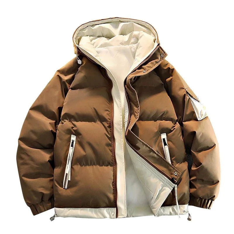 Jaqueta Masculina Marenzzo Parka Grossa Quente e à Prova de Vento