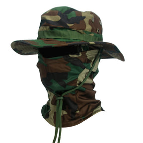 Kit Chapéu Marenzzo Aba Larga + Balaclava Masculino
