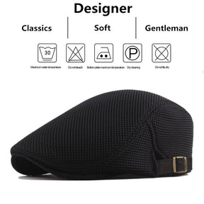 Boina Newsboy Masculina Marenzzo em Tela - Elegância Britânica