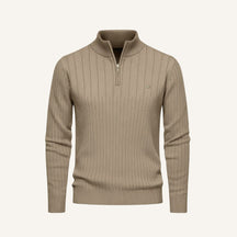 Suéter Masculino Gola Alta com Zíper Verri