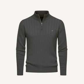 Suéter Masculino Gola Alta com Zíper Verri