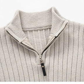 ZERMATT High Collar Half Zip Sweater