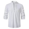 Camisa de Linho Masculina Marenzzo - Scottish Vintage