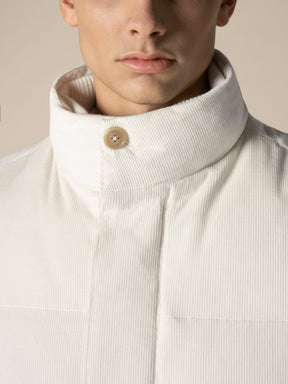 Ivory Corduroy AUR1 Body Warmer