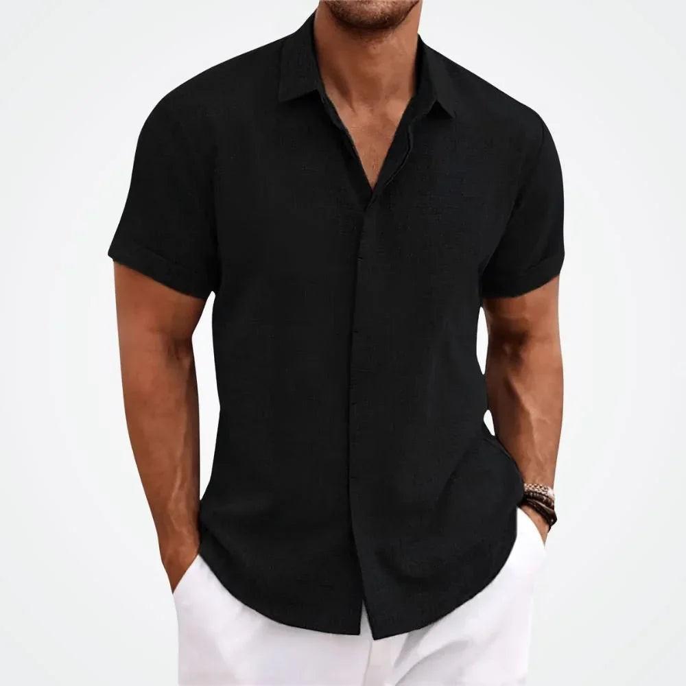 Camisa de Linho Masculina Marenzzo - Spring Elegance