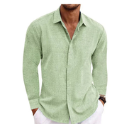 Camisa Masculina Linho Ernesto Marenzzo