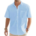 Camisa Masculina de Linho Summer Marenzzo