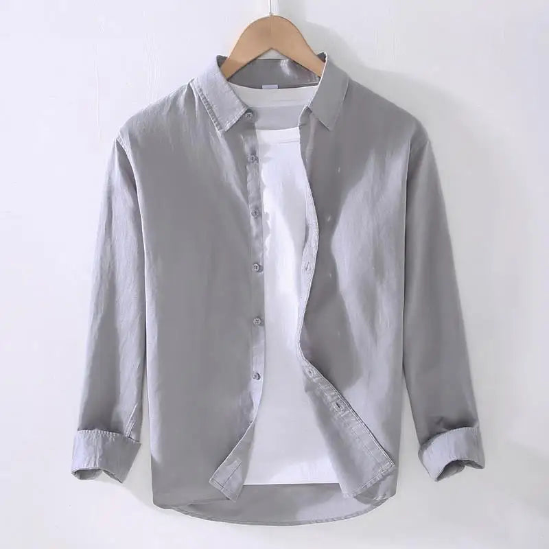 Camisa  de Linho Manga Longa Milano