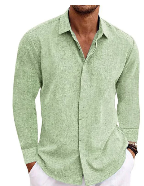 Camisa Masculina Linho Ernesto Marenzzo