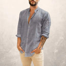 Camisa de Linho Masculina Marenzzo - San Tropez