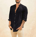 Camisa de Linho Masculina Marenzzo - San Tropez