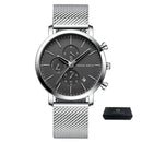 Relógio Mz Esportivo Hannah Martin Aço Inoxidável