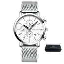 Relógio Mz Esportivo Hannah Martin Aço Inoxidável